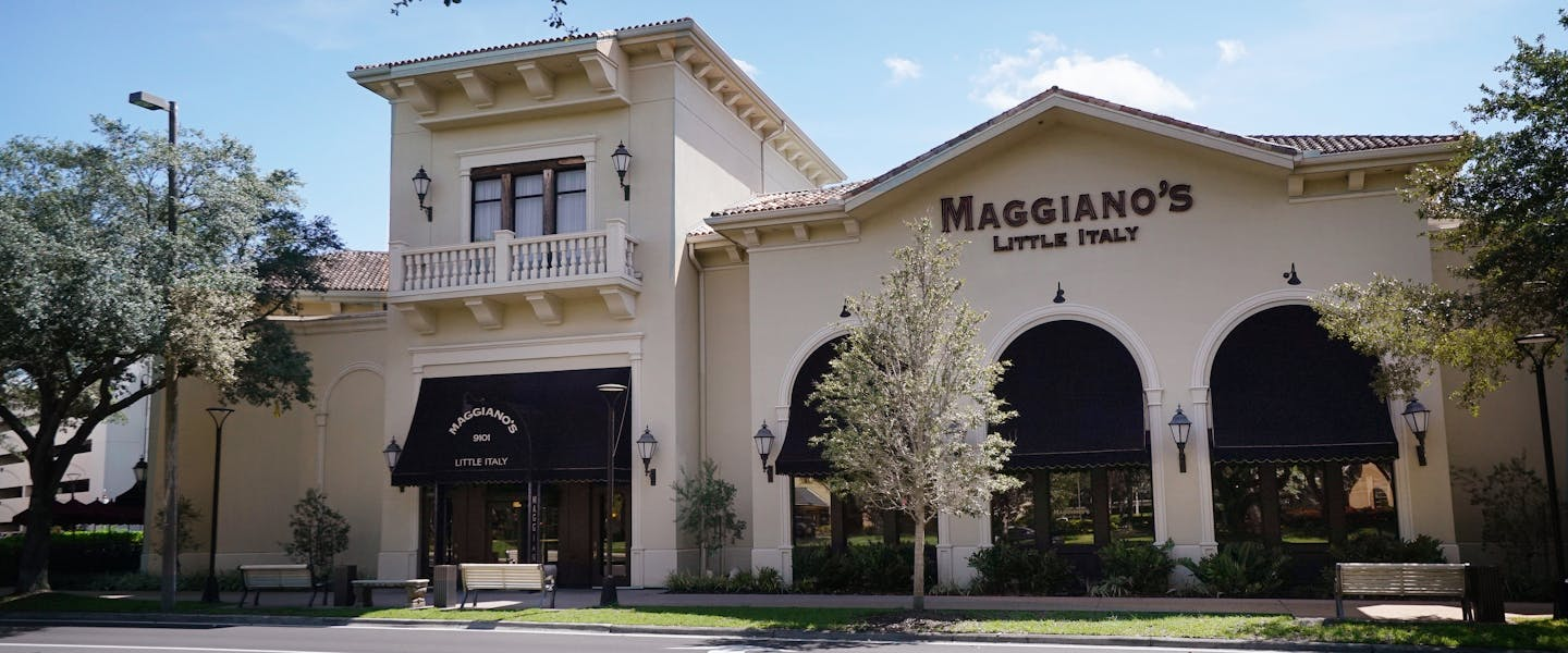 Exterior of Maggiano's in Orlando